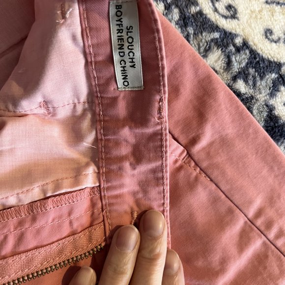 J Crew Pink Chinos naturally distressed size 24 Petite NWT - Picture 2 of 16